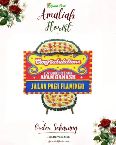 Bunga Papan Congratulation di Bulakpelem